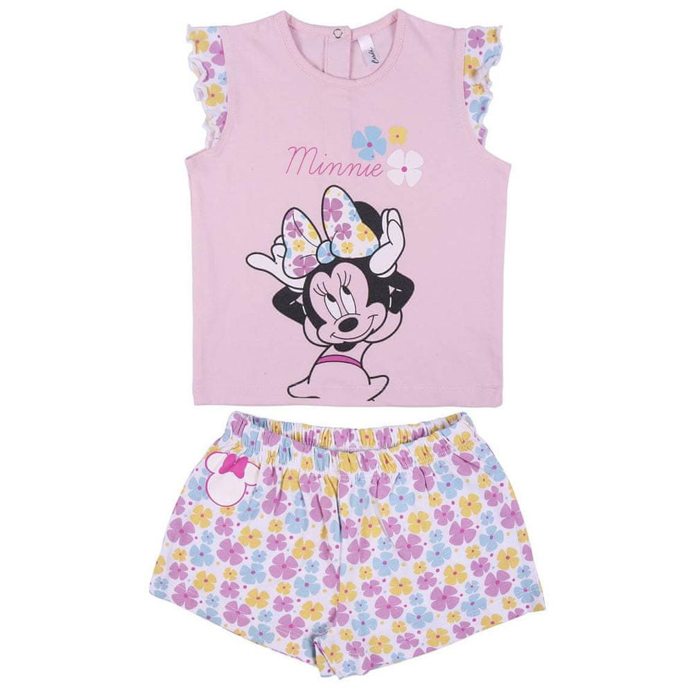 Disney dívčí pyžamo Minnie 2200006953 80 růžová