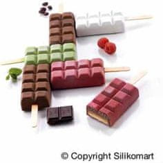 Silikonová forma na nanuky – 2 kusy čokoláda 