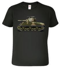 Hobbytriko Dětské tričko s tankem - Sherman Barva: Nebesky modrá (15), Velikost: 6 let / 122 cm