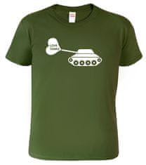 Hobbytriko Army tričko s tankem - Love Tanks Barva: Královská modrá (05), Velikost: L