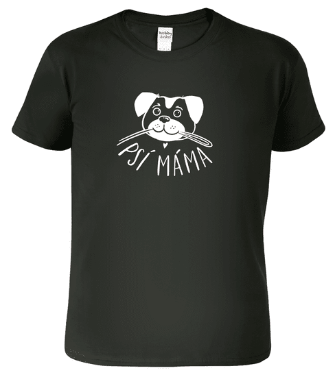 Hobbytriko Dětské tričko se psem - Psí máma Barva: Tyrkysová (44), Velikost: 4 roky / 110 cm