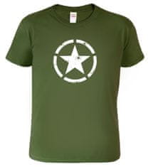 Hobbytriko Army tričko - US Army Star Barva: Military 60, Velikost: M