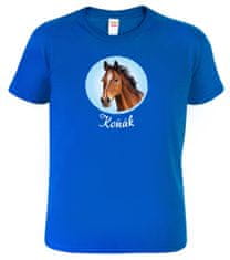 Hobbytriko Pánské tričko s koněm - Koňák Barva: Tmavá břidlice (67), Velikost: XL