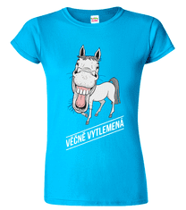 Hobbytriko Vtipné tričko - Věčně vytlemená Barva: Tyrkysová (44), Velikost: XL
