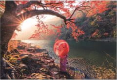 Educa  Puzzle Východ slunce u řeky Katsury, Japonsko 1000 dílků