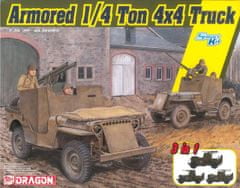 Dragon  Model Kit military 6727 - Armored 1/4-Ton 4x4 Truck 3v1 (1:35)
