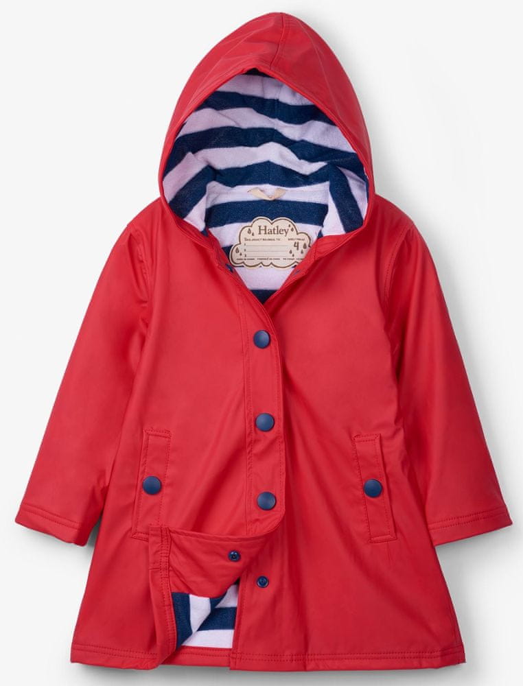 Hatley dívčí nepromokavá bunda do deště RC8CGRD003 122 červená