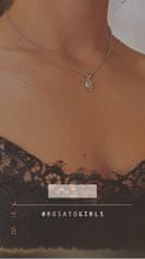 Rosato Bronzový náhrdelník s kroužkem na přívěsky Storie RZC004