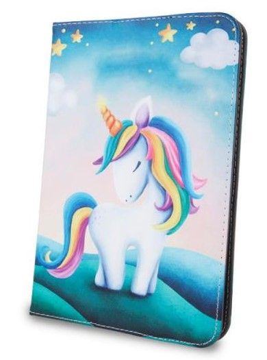 Forever Knížkové pouzdro (Fashion) Unicorn univerzální 7-8″ GSM041316