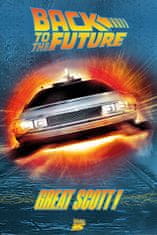 CurePink Plakát Back To The Future|Návrat do budoucnosti: Great Scott! (61 x 91,5 cm)