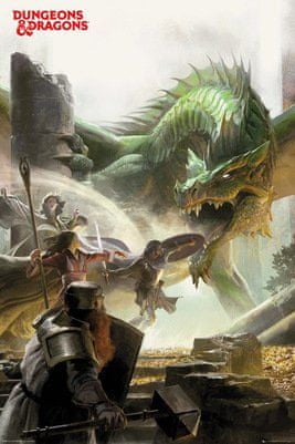 Grooters Plakát Dungeons & Dragons - Drak