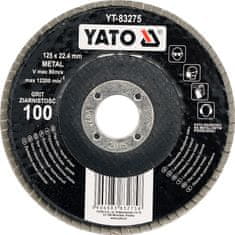 YATO Kotouč lamelový brusný na kov 125x22,4mm P36