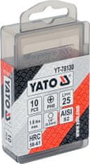 YATO Bit křížový 1/4" PH0 x 25 mm 10 ks
