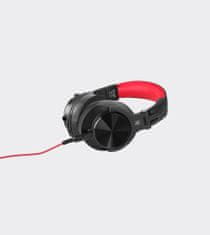 Pro-10 červená, sluchátka s odnímatelným kabelem