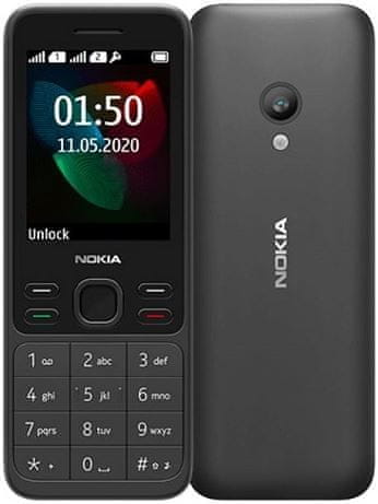 Nokia 150, černá - rozbaleno