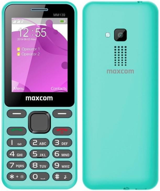 MaxCom MM139, modrý