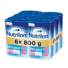 Nutrilon 2 Good Night pokračovací kojenecké mléko 6x 800 g, 6+