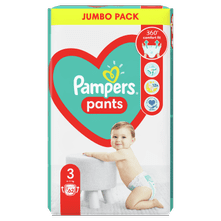 Pampers Plenkové Kalhotky Pants Velikost 3, 62 ks, 6kg-11kg