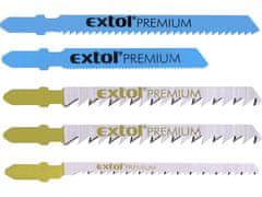 Extol Premium plátky do přímočaré pily-mix, sada 5ks