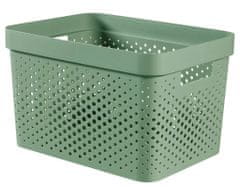 Úložný box INFINITY 17 l recyklovaný plast zelený