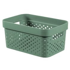 Úložný box INFINITY 4,5 l recyklovaný plast zelený