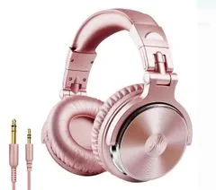 OneOdio Pro-10 růžová, sluchátka s odnímatelným kabelem