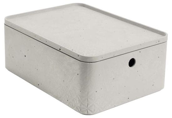Curver úložný box beton M s víkem