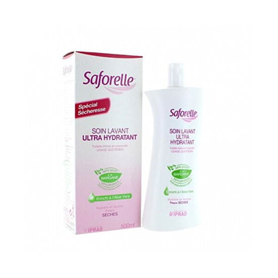 Saforelle Ultra hydratační gel na intimní hygienu 250 ml