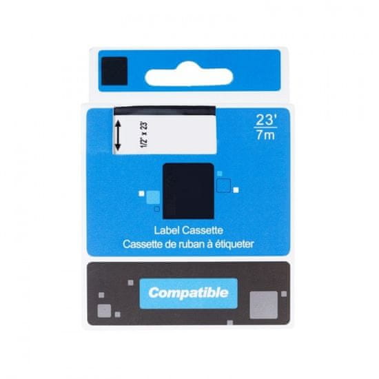 Miroluk Páska pro Dymo LabelManager 100 kompatibilní (modrá - blue)