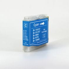 Miroluk Inkoustová náplň pro Brother DCP 157 C kompatibilní (azurová - cyan)