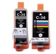 Miroluk Sada kompatibilních cartridge s CANON PGI-35/CLI-36
