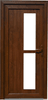 BS okna Plastové vchodové dveře v barvě ořech, pravé