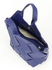 Amiatex Designová modrá kabelka s kosmetickou taškou, odstíny modré, UNIVERZáLNí