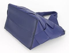 Amiatex Designová modrá kabelka s kosmetickou taškou + Ponožky Gatta Calzino Strech, odstíny modré, UNIVERZáLNí