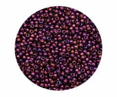 TOHO Round japonské korálky, kovově tmavě fialové 503