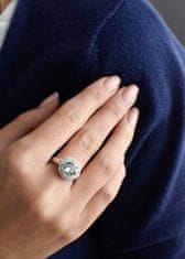 Evolution Group Stříbrný prsten se třpytivým krystalem Swarovski 35026.1 (Obvod 56 mm)