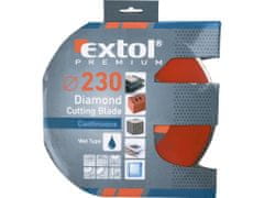 Extol Premium kotouč diamantový řezný celoobvodový - mokré řezání