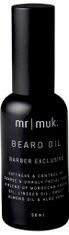 muk™ HairCare Mr MUK Olej na vousy Mr Muk na péči o vousy a pro zjemnění strniště s arganovým olejem 50 ml