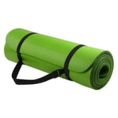 MG Gymnastic Yoga Premium protiskluzová podložka na cvičení + obal, zelená