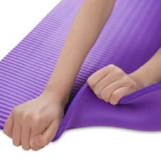 MG Gymnastic Yoga Premium protiskluzová podložka na cvičení + obal, oranžová