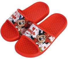 Disney dívčí pantofle Minnie WD13585_1 24 červená