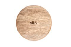 MIN Bezdrátová nabíječka MIN PAD - Dubové dřevo a stříbrný kabel