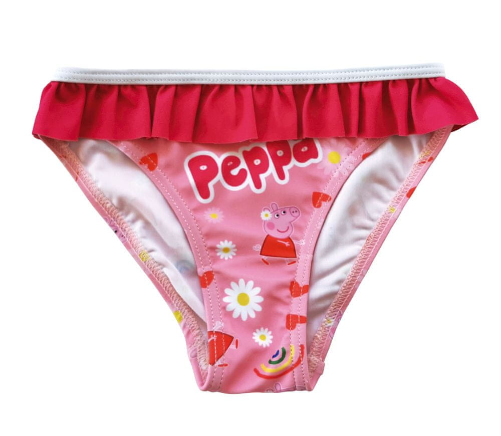 Disney dívčí spodní díl plavek Peppa Pig PP13454 116 - 122 růžová