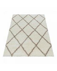 Ayyildiz AKCE: 80x250 cm Kusový koberec Alvor Shaggy 3401 cream 80x250