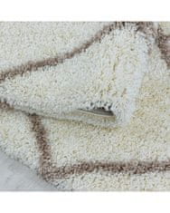 Ayyildiz Kusový koberec Alvor Shaggy 3401 cream 60x110