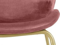 Danish Style Židle Herbal (SET 2 ks), růžová