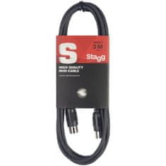 Stagg SMD2 E, kabel midi DIN/DIN, 2m