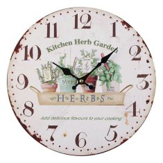 Helieli Kitchen nástěnné hodiny (5 x 28 x 28 cm)