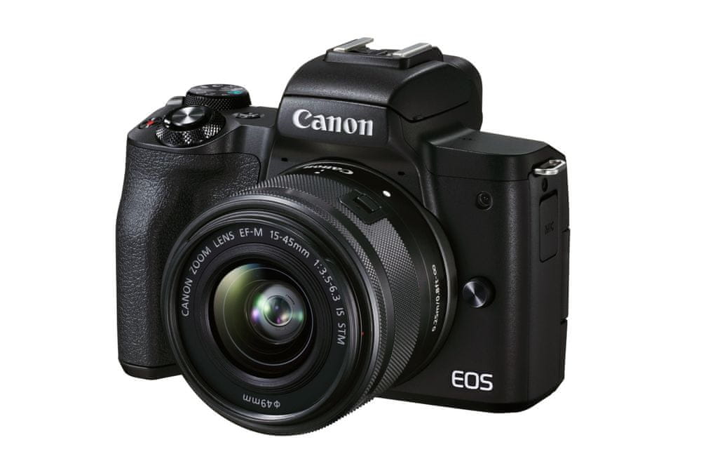 Levně Canon EOS M50 Mark II Black + 15-45 (4728C007)