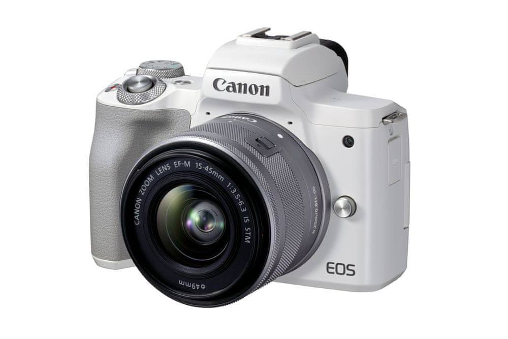 Levně Canon EOS M50 Mark II White + 15-45 (4728C005)